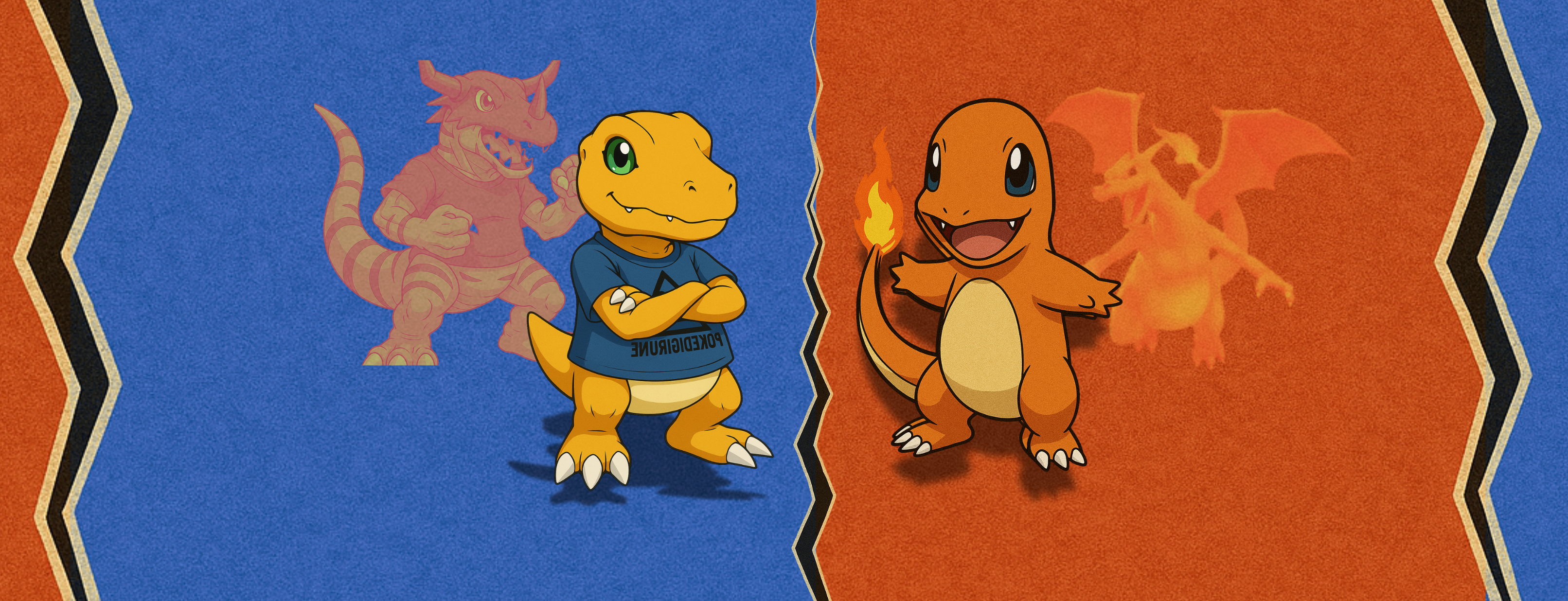 Charmander vs Agumon